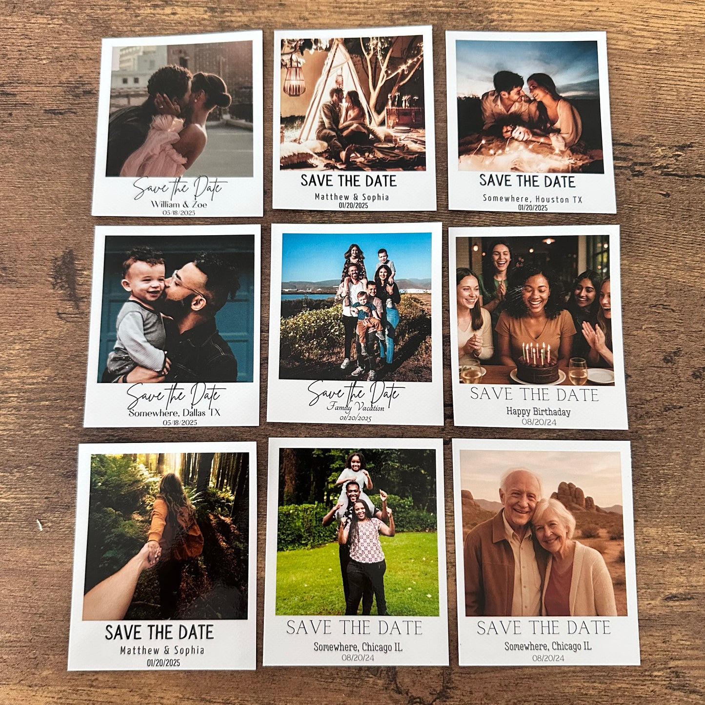 Custom Save The Date Photo Magnets – Personalized Wedding, Birthday & Event Favors