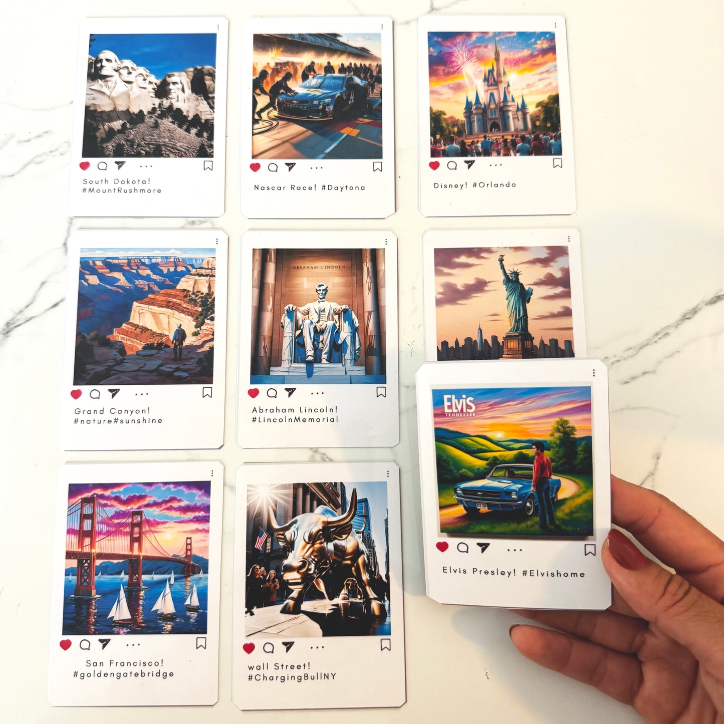 Custom Instagram-Style Photo Magnet 2.62x3.65" – Creative & Decorative Gift