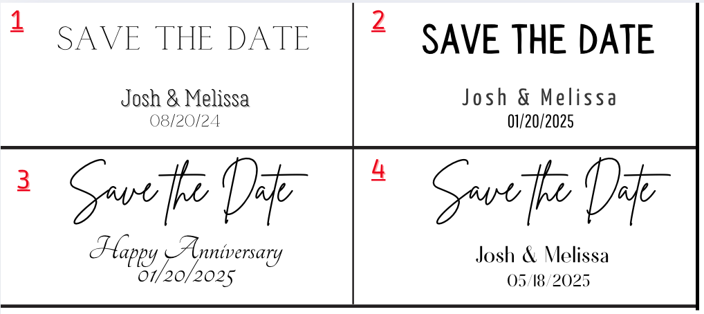Custom Save The Date Photo Magnets – Personalized Wedding, Birthday & Event Favors