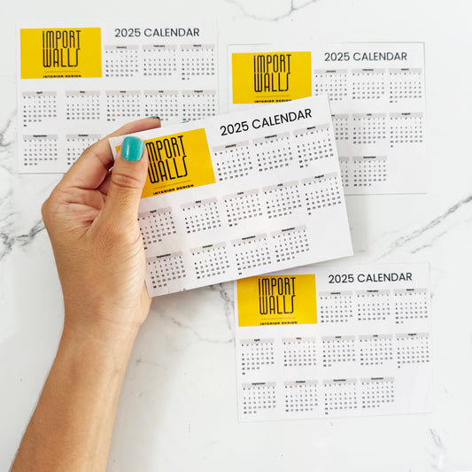 Personalized Business Magnet Calendar 2025