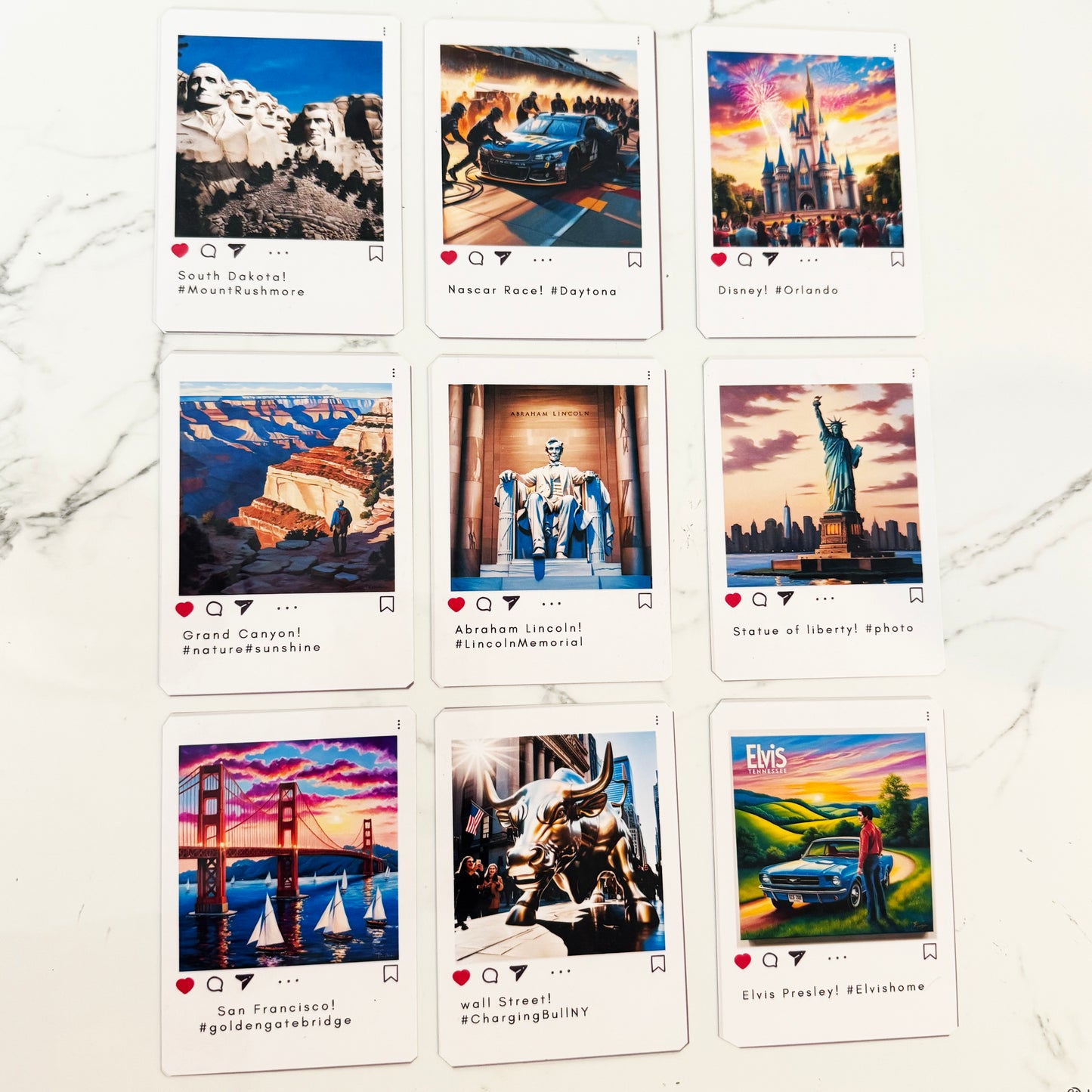 Custom Instagram-Style Photo Magnet 2.62x3.65" – Creative & Decorative Gift