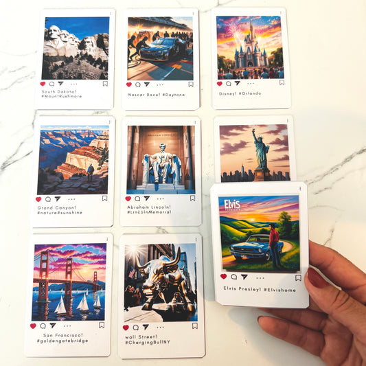 Custom Instagram-Style Photo Magnet 2.62x3.65" – Creative & Decorative Gift
