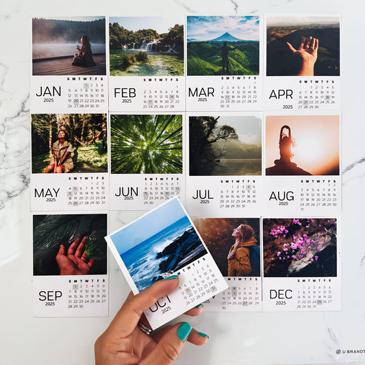 2025 Custom Magnetic Photo Calendar 2.75 x 3.75 inches